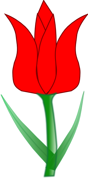 Original Png Clip Art File Tulip Svg Images Downloading (294x594), Png Download