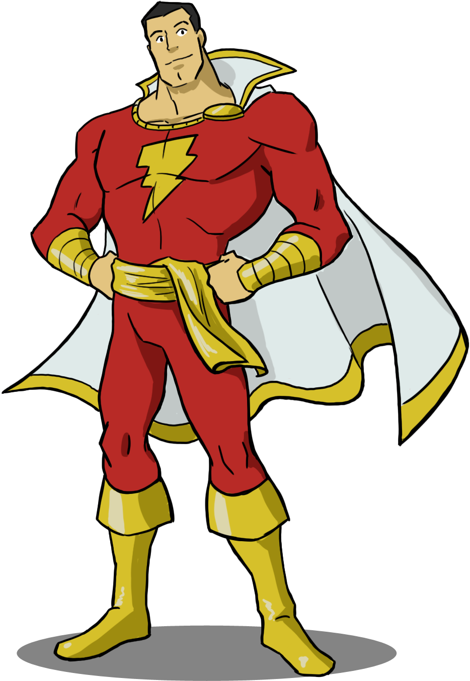 During My Stay At Wb, I've Gotten A Lot More Familiar - Dc Comics Captain Marvel (1078x1564), Png Download