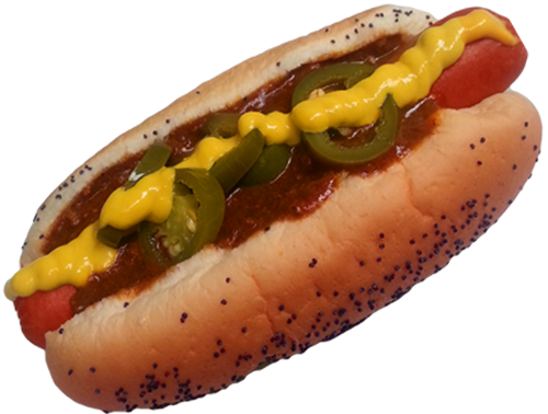 Hot Dog Texas Style - Hot Dog Texas (500x378), Png Download