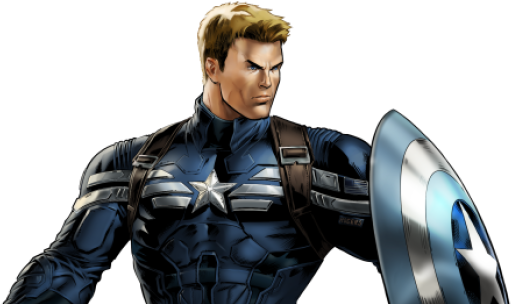 The Winter Soldier Inspired Avengers Alliance Spec - Marvel Avengers Alliance Captain America (640x320), Png Download