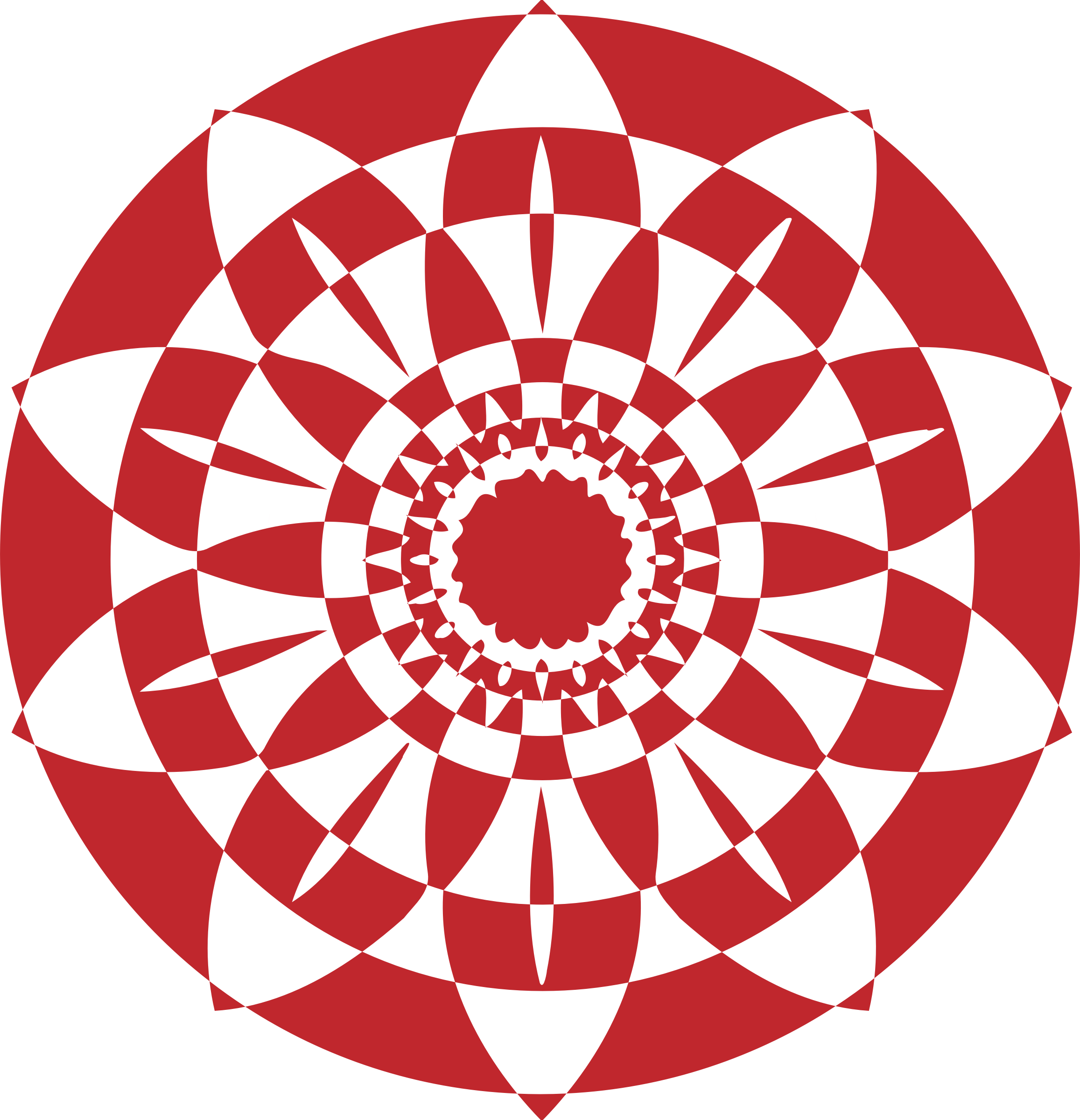 This Free Icons Png Design Of Abstract Flower Checkered (2314x2400), Png Download