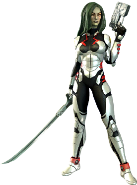 Picture Library Download Marvel Transparent Gamora - Marvel Heroes Gamora (300x420), Png Download