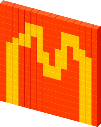 View Favicon On T-shirt - Mcdonald's (340x431), Png Download