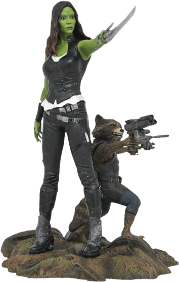 Guardians Of The Galaxy Vol - Guardians Of The Galaxy Vol 2 Gamora Statue (600x600), Png Download