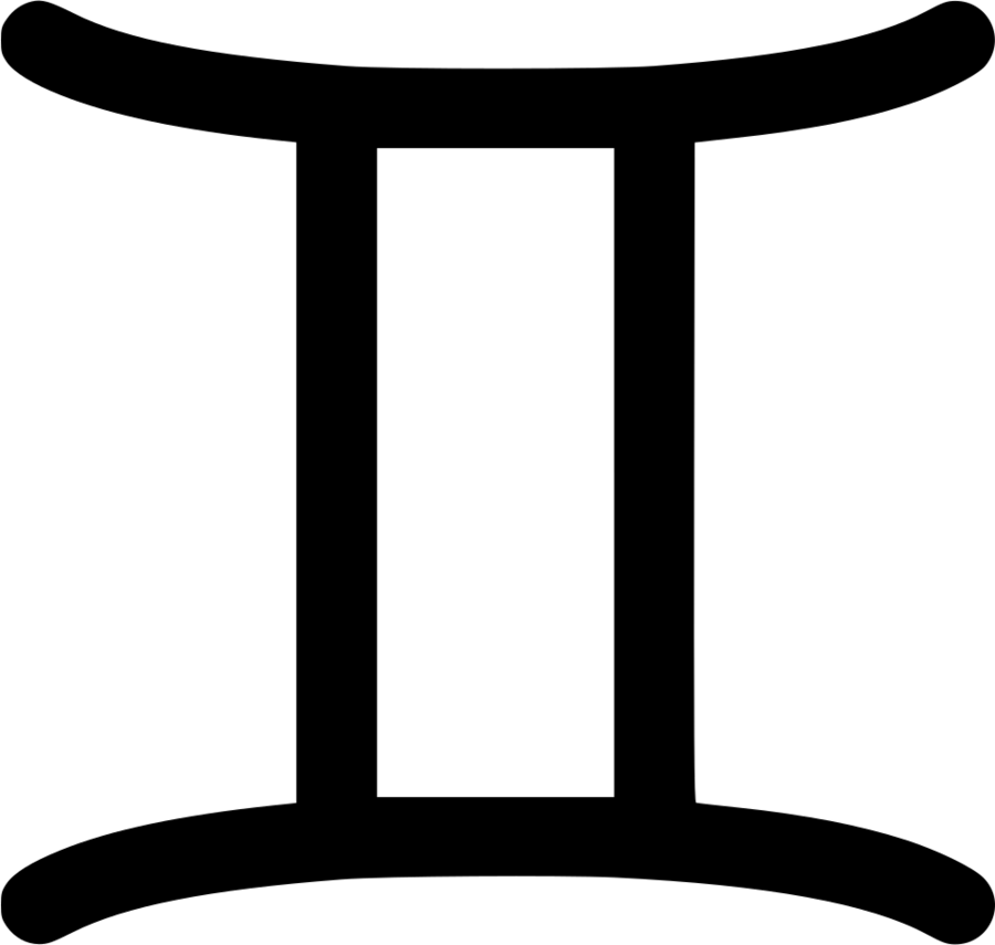 Gemini Clipart Gemini Horoscope Astrology - Clip Art (900x855), Png Download