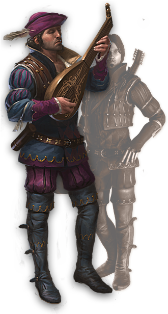 The Witcher - Dandelion Witcher 2 (336x615), Png Download