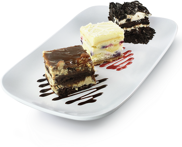 Double Fudge Brownies - Dessert Png (600x500), Png Download