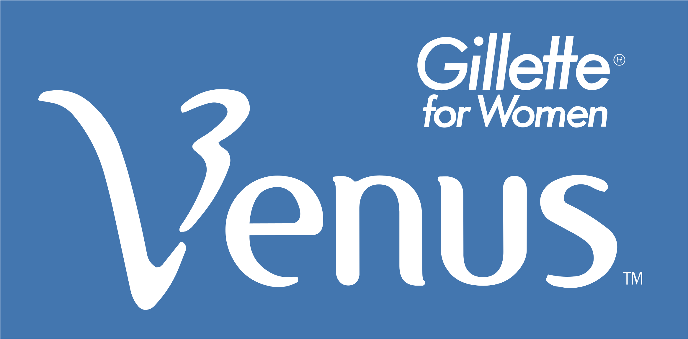 Gillette Venus Logo Png Transparent - Gillette Venus Sensitive Razor (2400x2400), Png Download