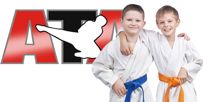 Two Karate Buddys - Ata Martial Arts Logo (720x355), Png Download