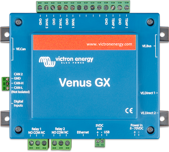 Panels And System Monitoring - Victron Venus Gx (720x645), Png Download
