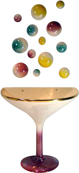 'lawrence Welk', Champagne Glass With 15 Bubbles From - Champagne Stemware (557x557), Png Download