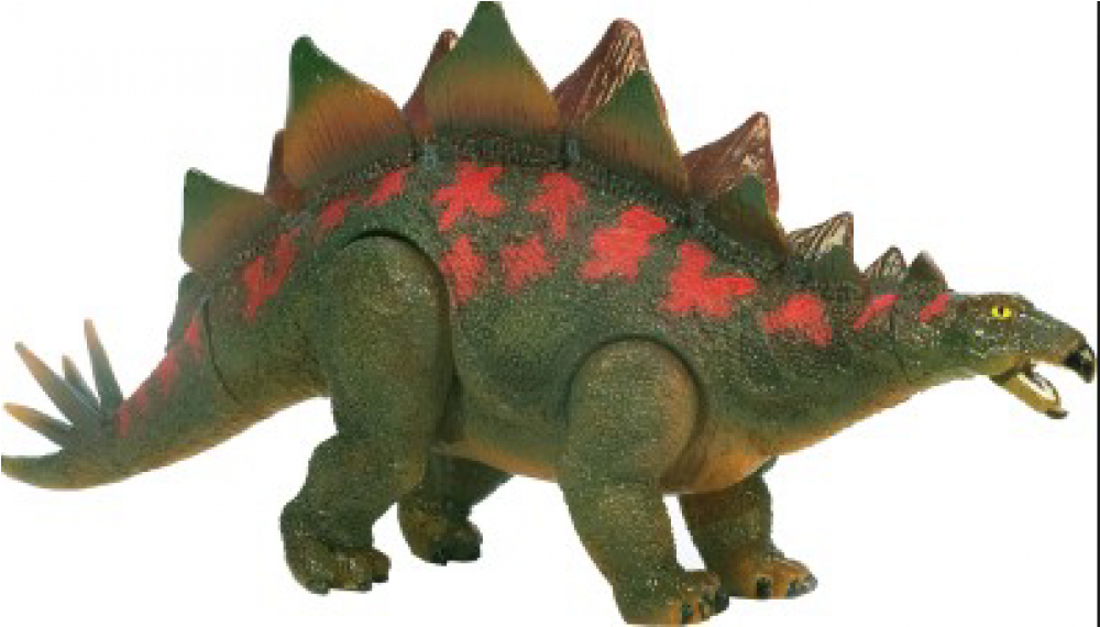 Geoworld Jurassic Action - Stegosaurus 20 Cm 1:45 (1000x1000), Png Download