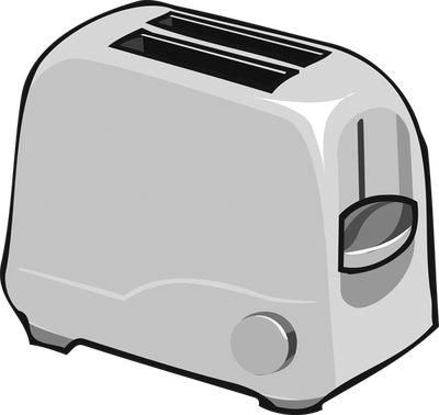 Toaster Cliparts - Toaster Clipart (400x378), Png Download
