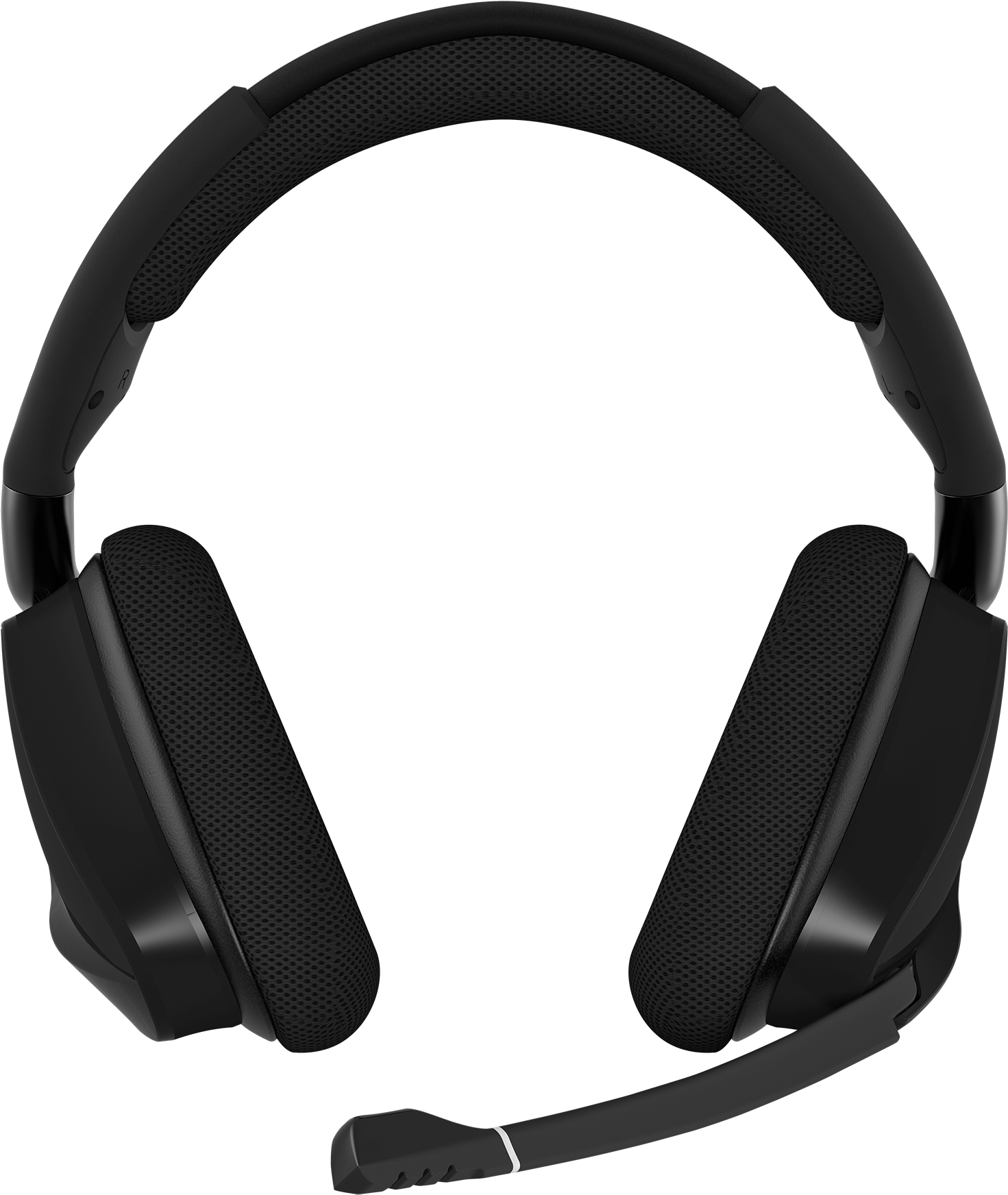 Headphone Clipart Gaming Headset - Corsair Void Pro Rgb Wireless Carbon (1597x1800), Png Download
