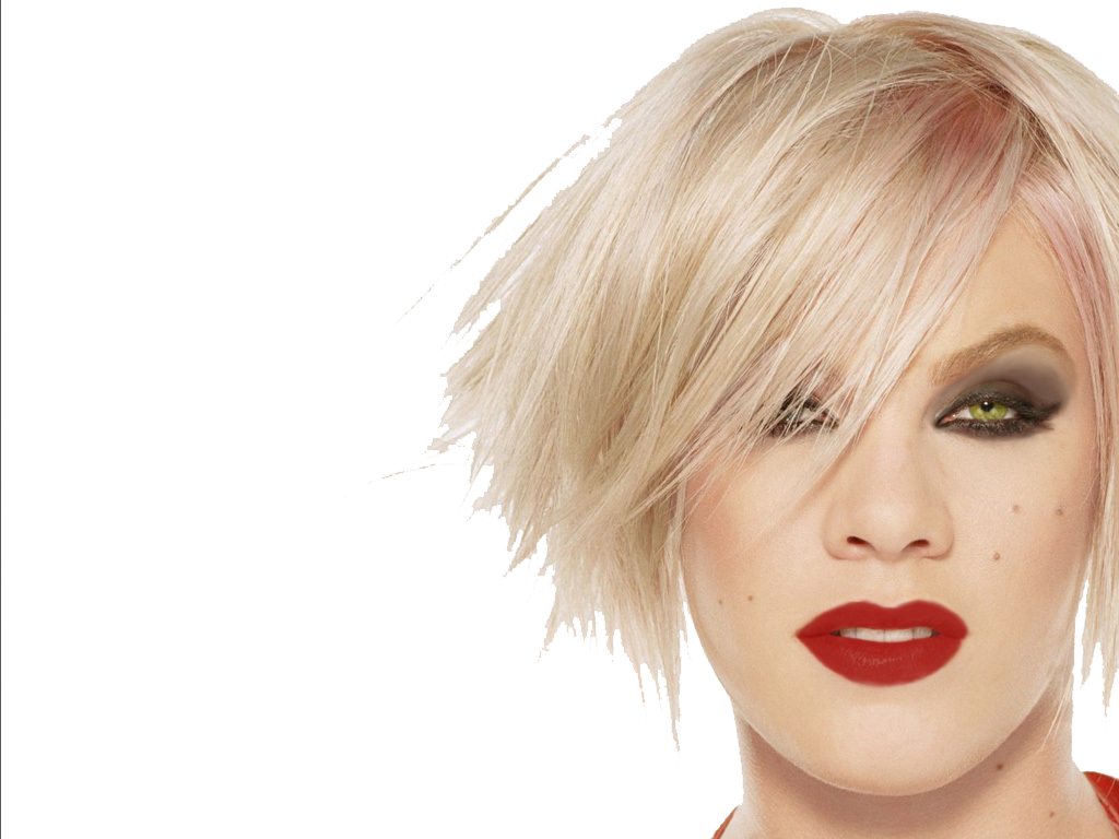 Alecia Moore Png File - Pink Singer Eye Color (1024x768), Png Download