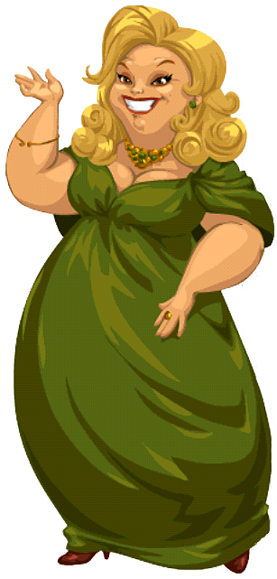 Opera Singer Colombina Corelli - Illustration (307x641), Png Download