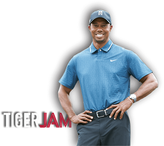 Tiger Woods On Jumbow - Tiger Woods Foundation (600x479), Png Download