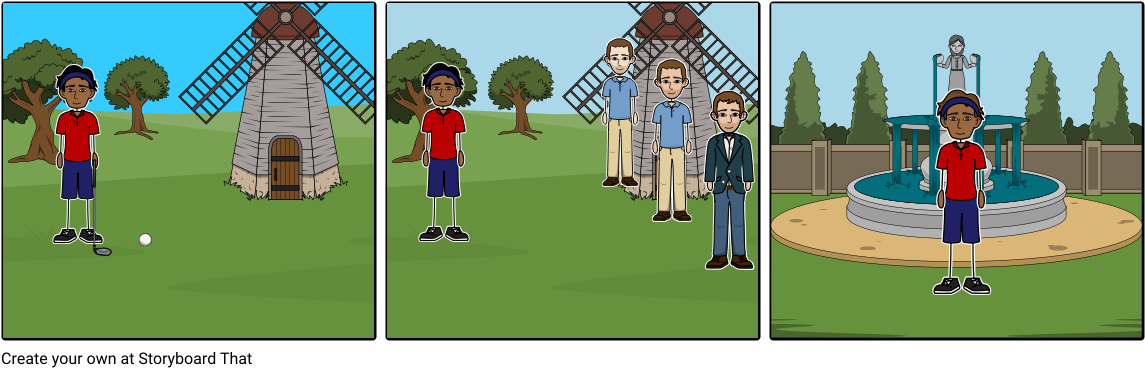 Tiger Woods - Cartoon (1164x385), Png Download