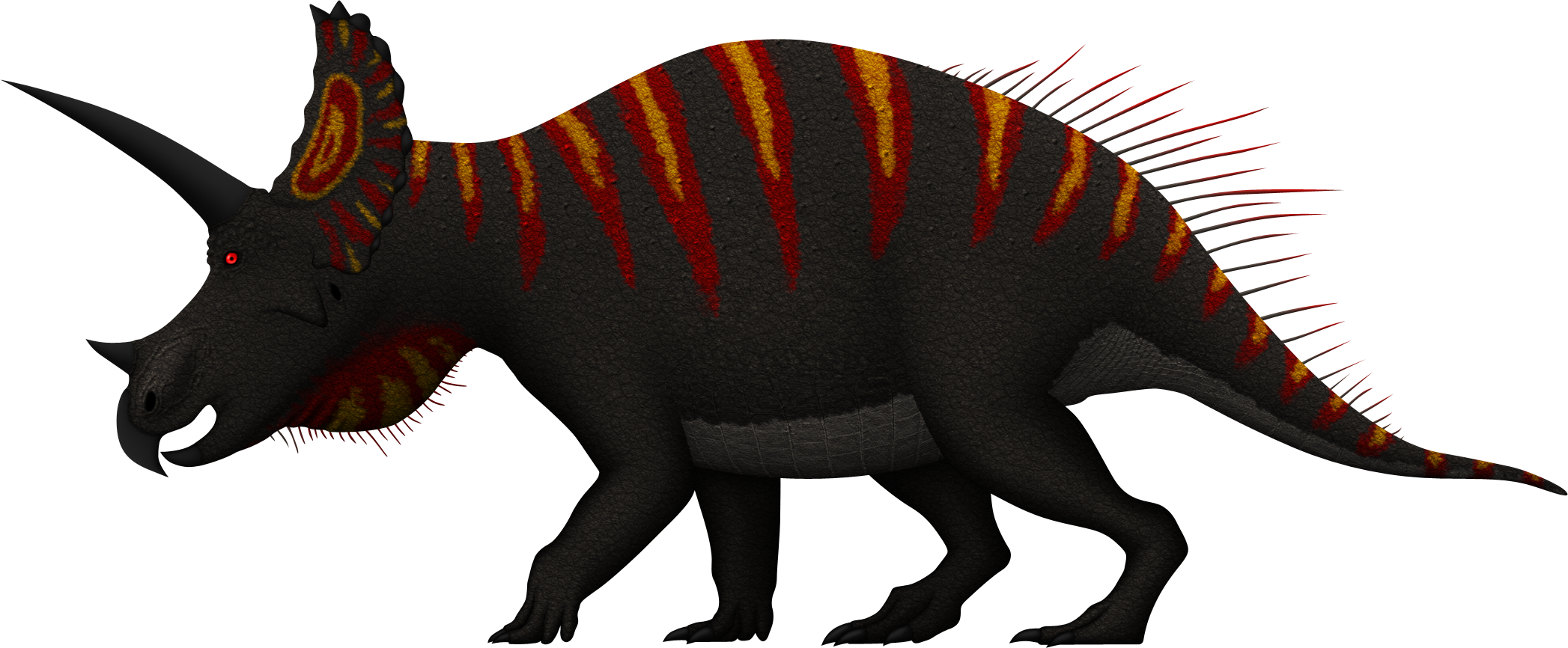 Triceratops Horridus By Spinoinwonderland On Deviantart - Triceratops (2094x866), Png Download