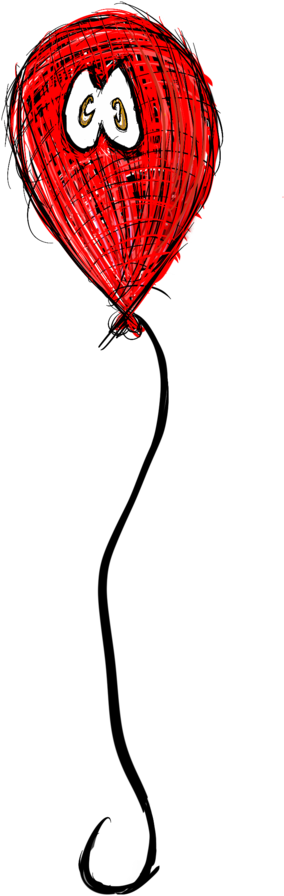 Red Baloon - Portable Network Graphics (1000x1294), Png Download