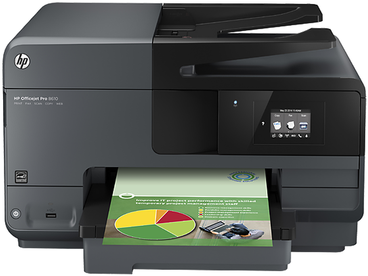 Hp Officejet 8610 - Hp Officejet Pro 8610 (770x577), Png Download