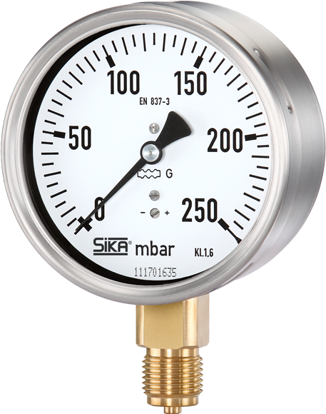 Mke Capsule Element Pressure Gauge - Capsule Type Pressure Gauge (600x600), Png Download