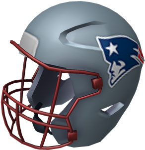 New England Patriots Helmet - Roblox Baseball Helmet (420x420), Png Download