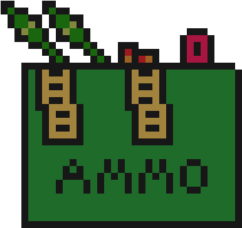 Ammo - Pixel Art (410x360), Png Download