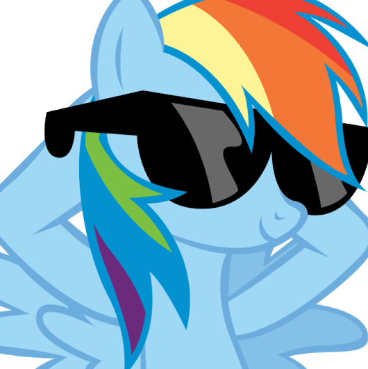 Photo - Rainbow Dash Profile (530x531), Png Download