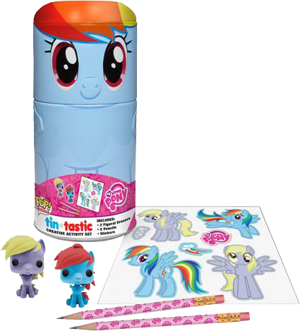 My Little Pony - My Little Pony - Rainbow Dash Tin-tastic Creative Activity (425x469), Png Download