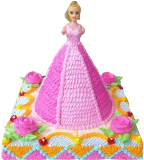 Baby Doll - Doll Cake Png Hd (469x530), Png Download