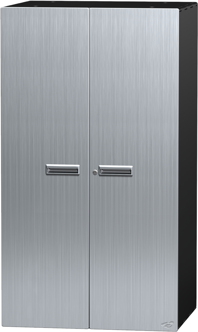 54" Stainless Steel Lower Storage Cabinet - Wardrobe (800x1250), Png Download