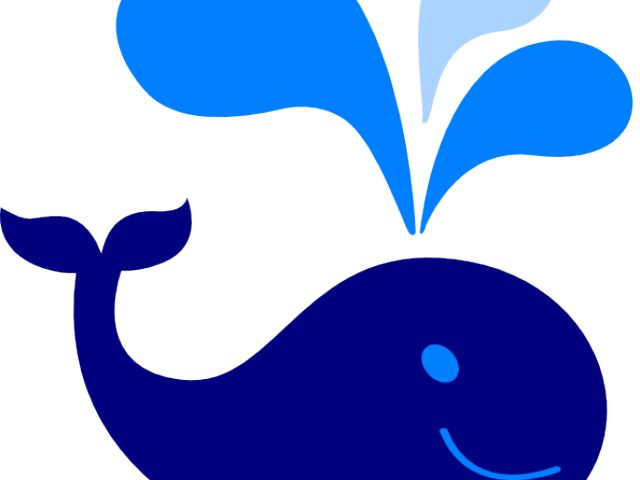 Blue Whale Clipart - Clip Art (640x480), Png Download