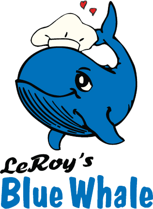 Leroy's Blue Whale Logo - Logo Blue Whale (316x432), Png Download