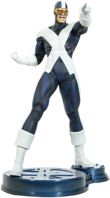 Cyclops X-factor Polystone Statue - Bowen Designs Marvel Comics Statue Cyclops X-factor (367x658), Png Download