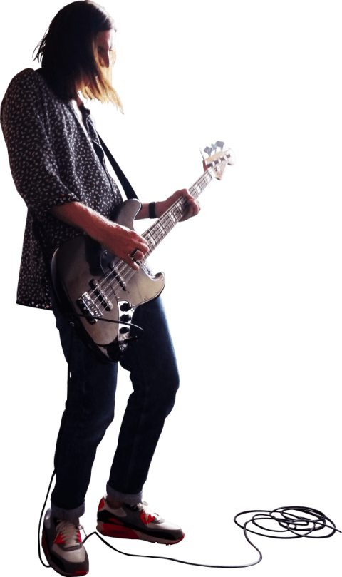 Free Png Playing Bass Png Images Transparent - People Playing Music Png (480x809), Png Download