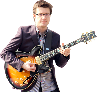 Lee Pic - Lee Jones Guitar (400x379), Png Download