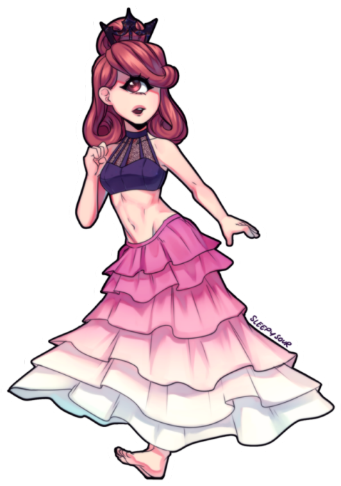 Cyclops - Drawing A Cute Cyclops Girl (500x717), Png Download