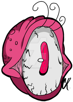 Pink Eyes Clipart Cyclops - Eye (370x350), Png Download