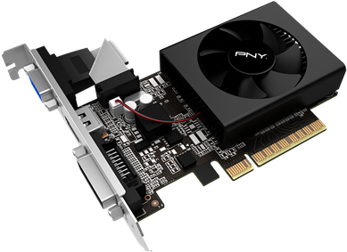 Pny Graphics Cards Geforce Gt 710 2gb Ra - Gt 710 Low Profile (432x432), Png Download