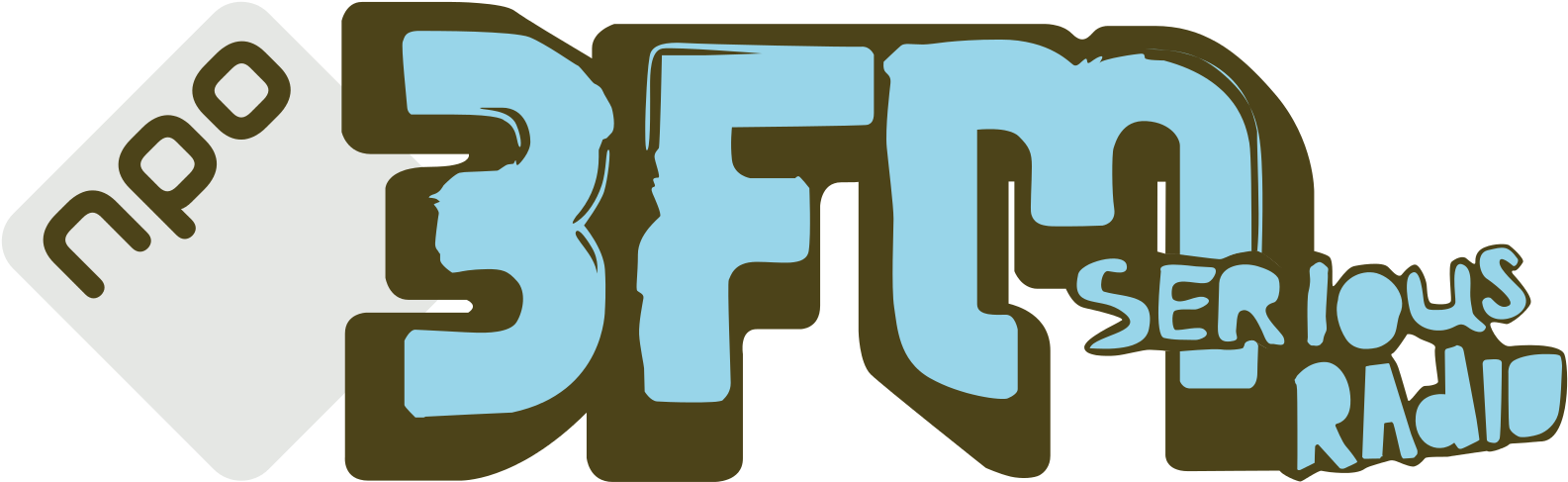 Npo 3fm Logo - 3fm Logo (1598x500), Png Download