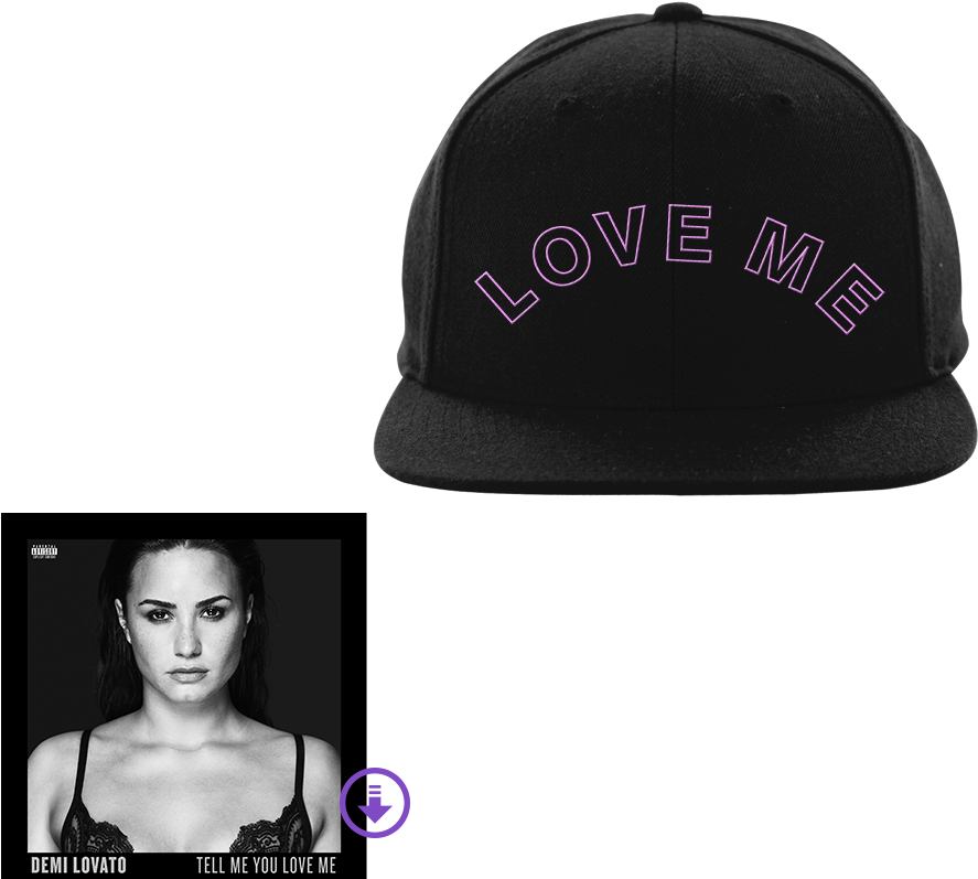 Double Tap To Zoom - Demi Lovato Tell Me You Love Me Vinyl (1000x1000), Png Download