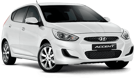 Accent - Hyundai Accent White 2017 (768x432), Png Download