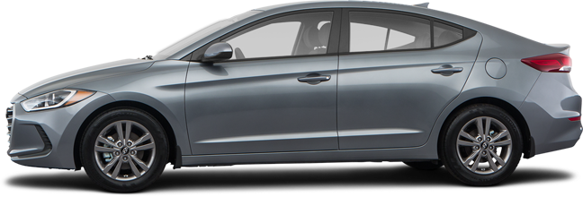 Sel 2018 Hyundai Elantra Sedan Sel - 2018 Hyundai Elantra Sel Electric Blue (648x220), Png Download