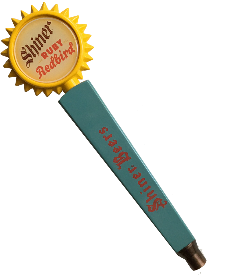 Ruby Red Tap Handle - Shiner Ruby Redbird Seasonal Beer - 6 Pack, 12 Fl Oz (1024x1024), Png Download