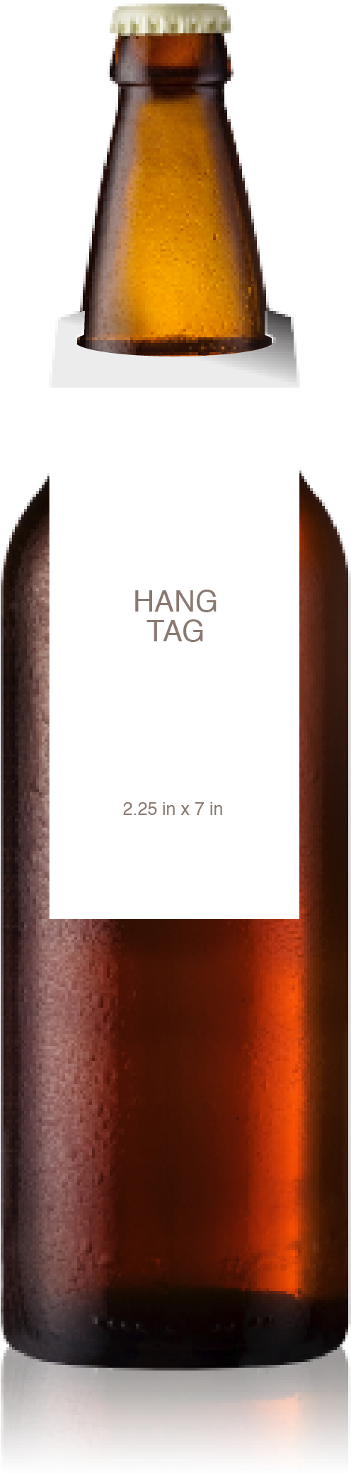 Bomber Bottle With A Blank Hangtag From Crushtag - Old Worthy Who Drank My Porridge? Stout Beer (711x2518), Png Download