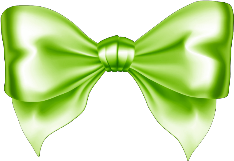 Mq Green Bow Decorate Decoration Colormix Fte - Silver Ribbon Bow Png (1024x1024), Png Download