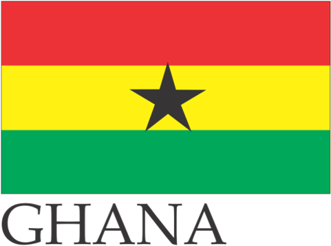 Ghana Embroidered Flag Badge - Bach: Kantaten No. 3 (480x480), Png Download