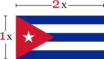 Cuba Flag Colors - National Flag (400x300), Png Download