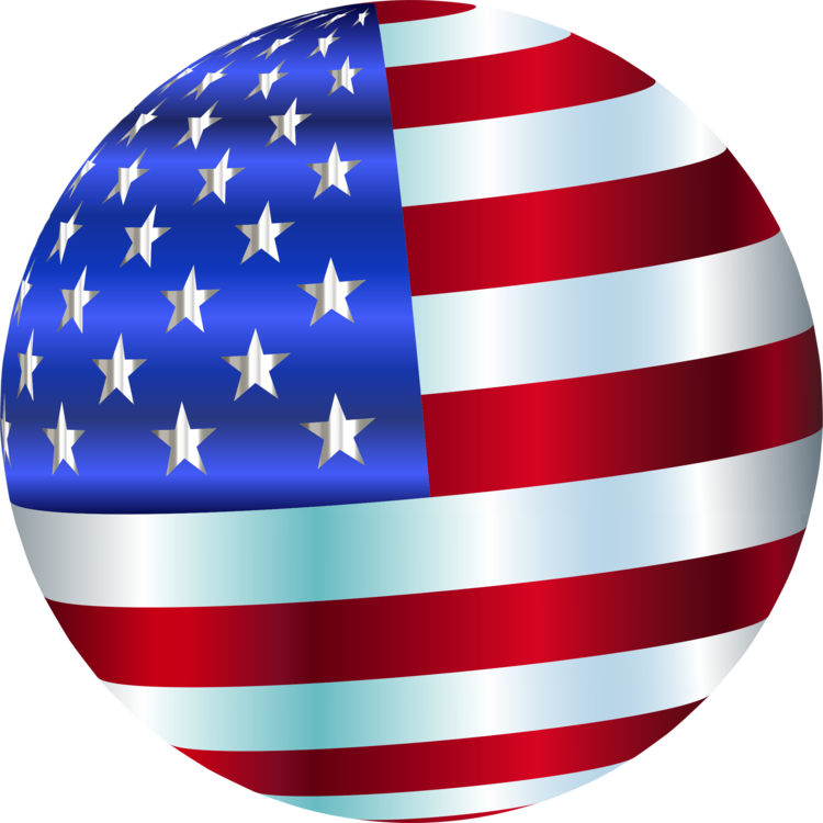 Flag Of The United States Flag Of The Philippines Flag - Usa Flag Sphere (750x750), Png Download